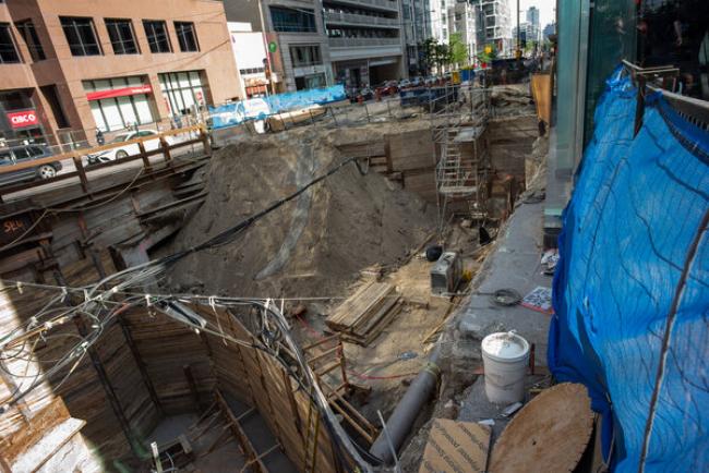 After more than a decade of construction, a major intersection in Toronto remains a chasm from a light rail project.Ian Austen/The New York Times