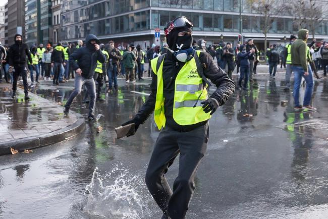 French protests Dec. 2018 - James Arthur Gekiere/AFP/Getty Images