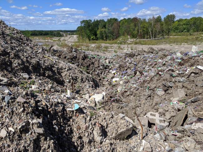 The recycling site is owned by both Gabriel’s brothers, Robert and Gary, and has been causing tension since 2014. (COURTESY VIRGINIE ANN )