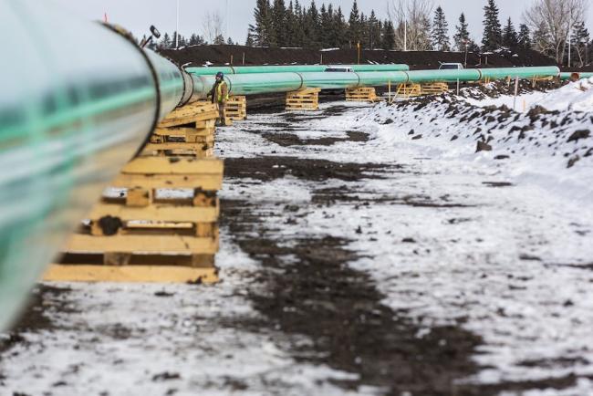 The federal government says it is not its intention to maintain ownership of the Trans Mountain pipeline system for longer than it takes to complete the expansion project. Photo by TMX / Facebook