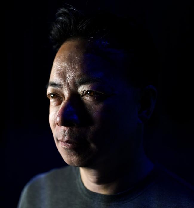 Vancouver Mayor Ken Sim backstage at Collision 2024 on June 18, 2024. Photo by David Fitzgerald/Collision via Sportsfile