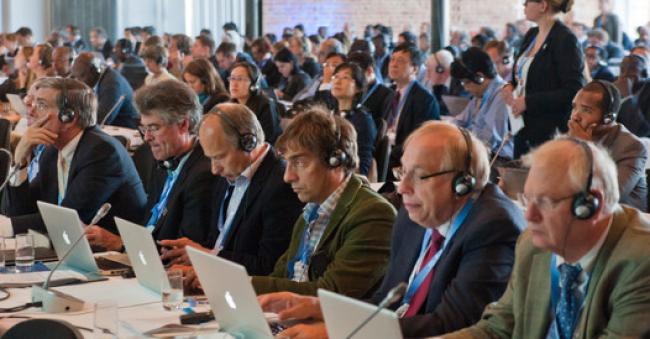 Delegates at an IPCC working group meeting in 2013 