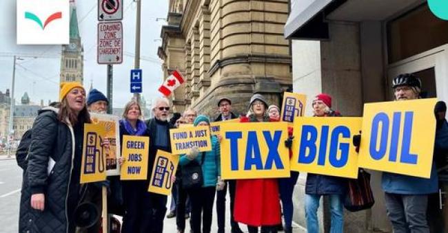 Tax Big Oil - protest