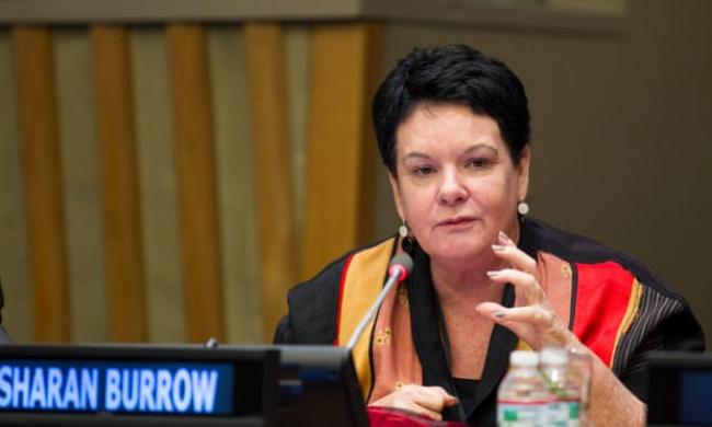 Sharan Burrow, general secretary of the International Trade Union Confederation, said its 200 million members would stand with the students. Photograph: Rick Bajornas/UN Photo