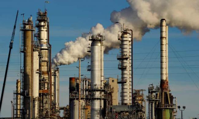 The Tesoro oil refinery in Washington state. Photograph: Kevin Schafer/Getty Images