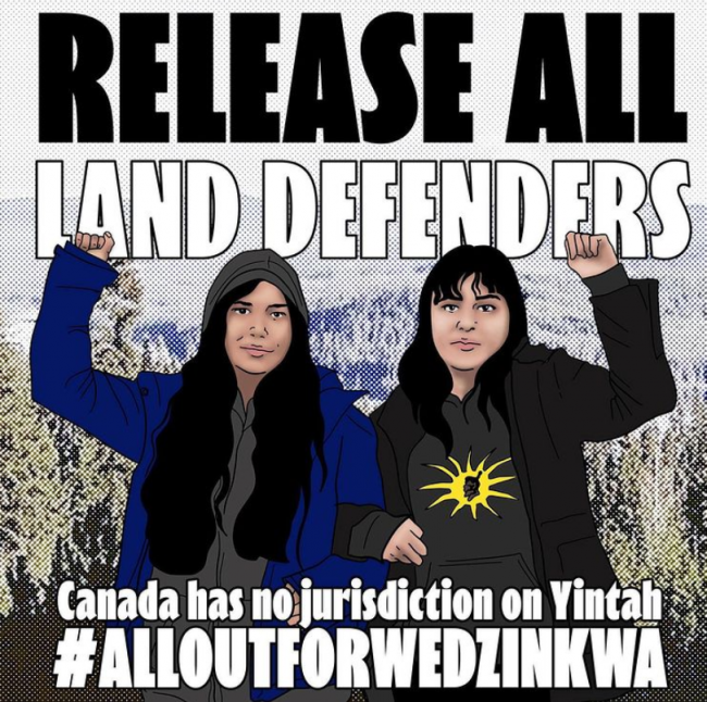 Release All Land Defenders