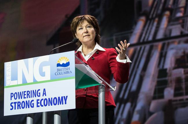 Christy Clark and LNG
