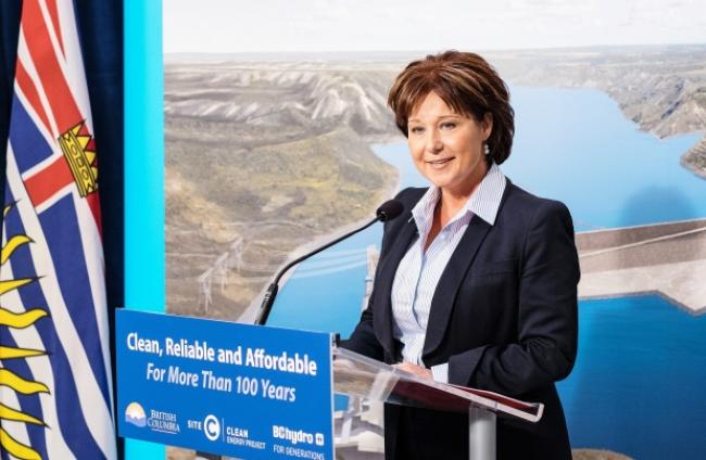 Christy Clark and Site C