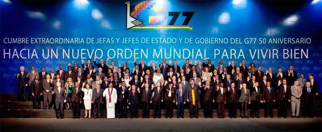 Group of 77 June 2014 in Bolivia