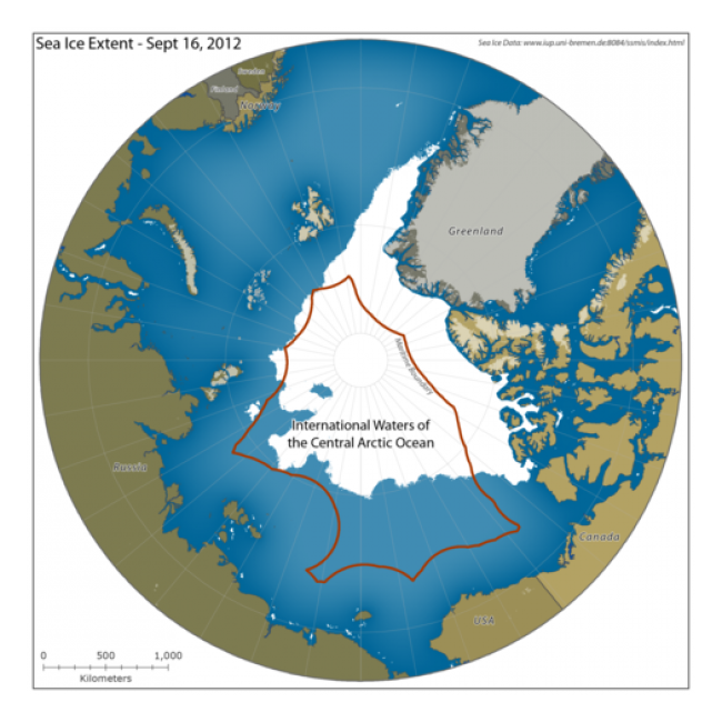 U.S. officials are pushing for a moratorium on commercial fishing in the international waters of the Arctic Ocean. (Pew Charitable Trust International Arctic Program / February 22, 2014)
