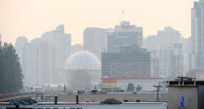 Less than five per cent of Metro Vancouver’s air pollutants on average comes from offshore, although that can increase to 25 per cent on certain days, says Michael Brauer of UBC’s School of Population and Public Health.  Photograph by: Mark van Manen , PNG