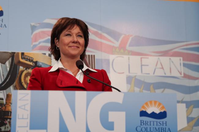 Christy Clark and LNG