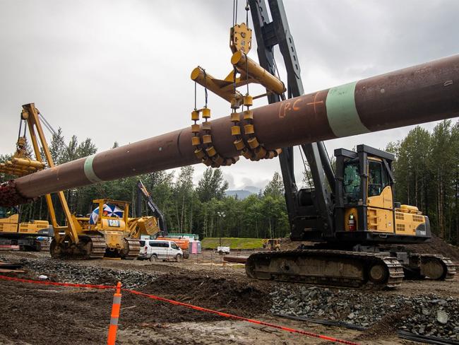 Finance Minister Brenda Bailey is considering a proposal to cut the tax assessments for pipelines in BC, increasing costs for others who pay property tax. Photo via Coastal GasLink.