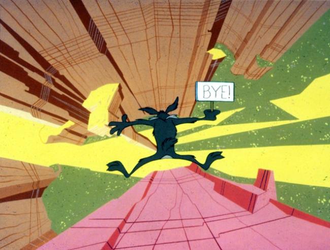 Wile E. Coyote. Source: Warner Bros. via Everett Collection