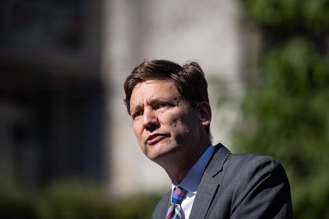 Attorney General David Eby acknowledges problems with BC’s SRO hotels: ‘We have people who are housed in these SROs who live in parks in the summer because they’re so unlivable, and that’s an unacceptable situation.’ Photo by Darryl Dyck, the Canadian Press.