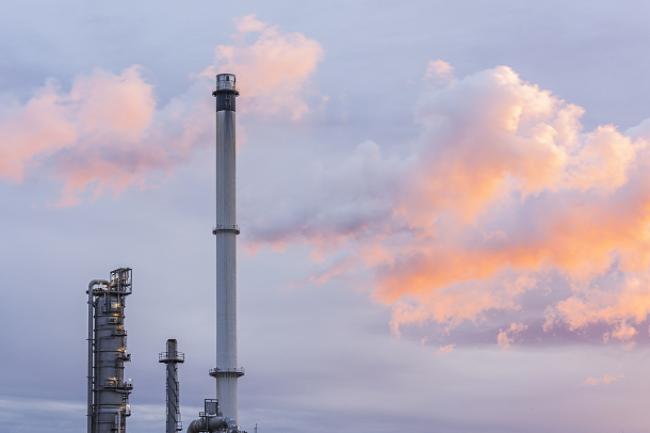 'Long-term supplies of gas at low prices are by no means assured,' says analyst David Hughes. Gas plant photo via Shutterstock.