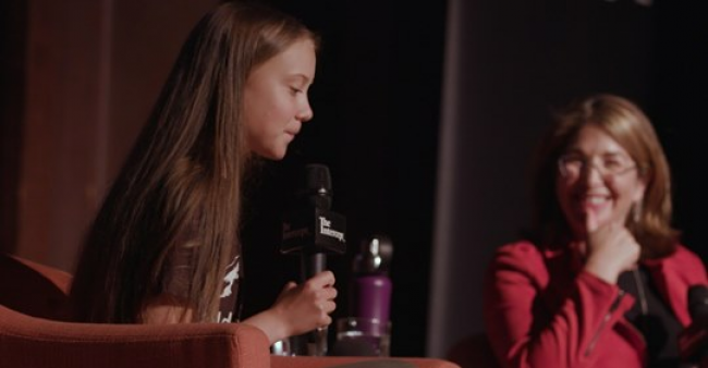 Greta Thunberg and Naoimi Klein