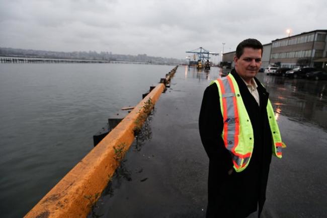 Jeff Scott, president and CEO of Fraser Surrey Docks, whose proposed coal transfer project will not go ahead. Photo by David P. Ball for The Tyee.