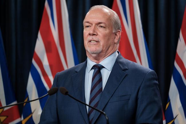 Premier John Horgan confirmed today that construction of the Site C dam will once again go ahead. ‘I know there are a lot of British Columbians who have never accepted this as an appropriate way for BC Hydro to go,’ he said. Photo via the BC government.