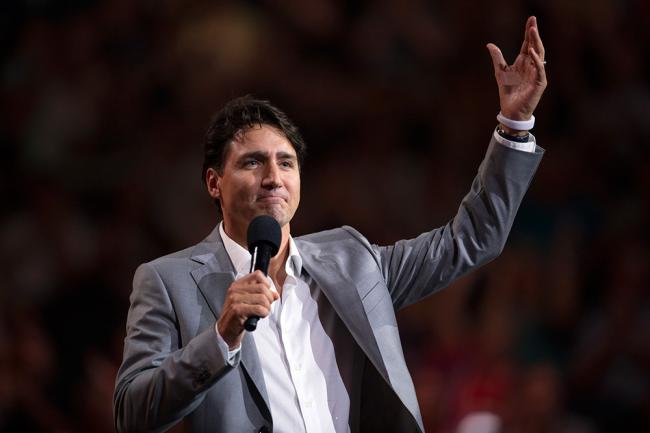 ‘The Liberals effectively act as a kind of shock absorber of discontent and anger towards the elite,’ says Martin Lukacs, a journalist and author of the new book, The Trudeau Formula. Photo by EJ Hersom, Creative Commons license CC BY 2.0.