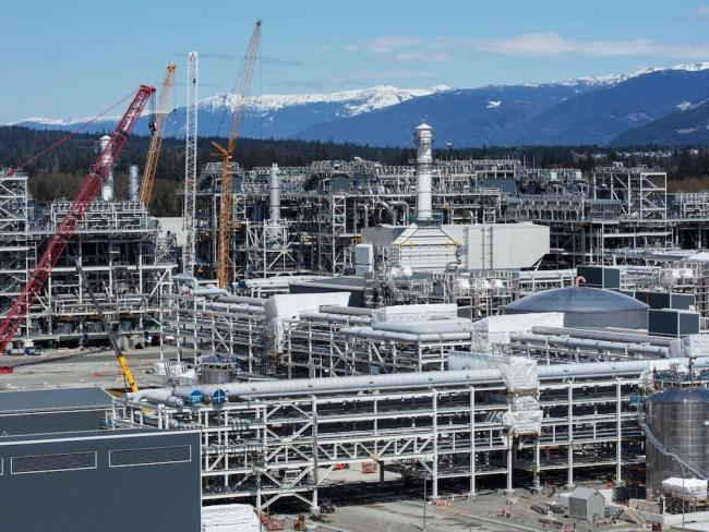 LNG Canada, a joint venture by Shell, PetroChina and other foreign firms, has nearly completed its terminal in Kitimat, BC. Photo via LNG Canada.