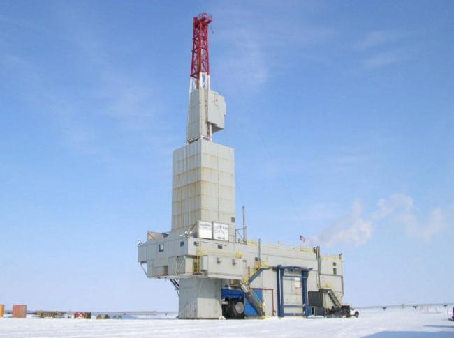 methane hydrates drilling rig