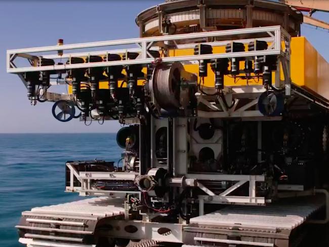 Companies hope to use new technology to mine the ocean floor. Critics wonder about environmental costs and who will benefit. Photo via the Metals Co.