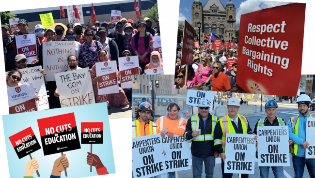 Ontario strikes
