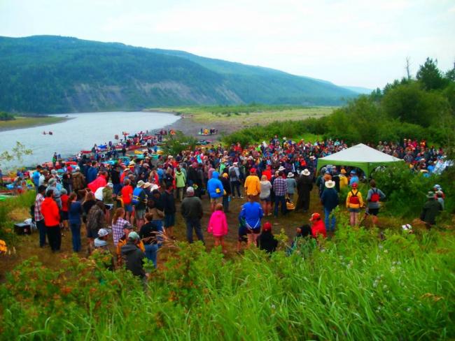 Close to a thousand people from various parts of the province and from all walks of life attended the Paddle for the Peace in Fort St. John on July 11.
