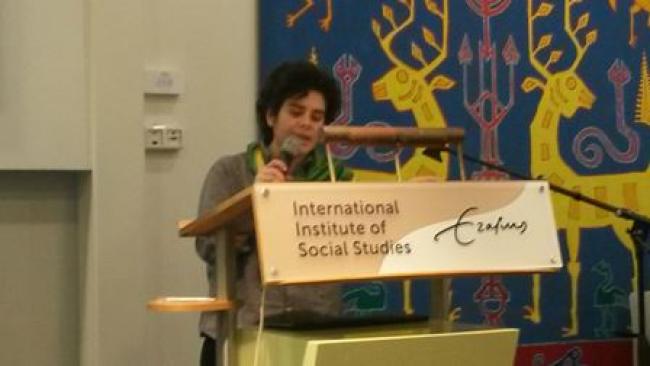 Closing speech by Paula Gioia, the European Youth International Coordination Committee (ICC) member of La Via Campesina, at the International Institute of Social Studies (ISS) colloquium on Global governance/politics, climate justice & agrarian/social justice: linkages and challenges. 4-5 