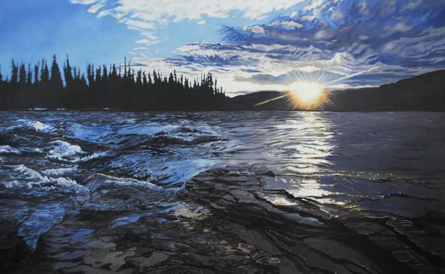 'Peace River' by Fort St. John artist Cindy Vincent