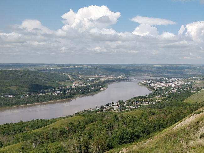 The town of Peace River lies 45 kilometres from the epicentre of the largest recorded earthquake in Alberta history, caused by Calgary’s Obsidian Energy Ltd. Photo by awmcphee, Creative Commons licensed.