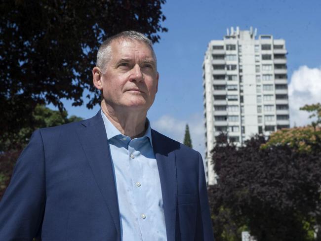Co-op Housing Federation of B.C. executive director, Thom Armstrong, said B.C.'s $7 billion dollar plan to create 114,000 affordable housing units by 2028 is "the most comprehensive in the country." PHOTO BY JASON PAYNE /PNG