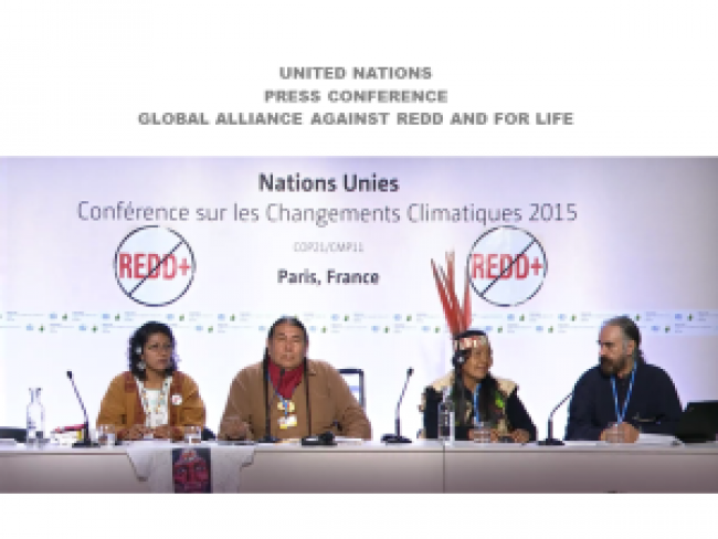 Press Conference indigenous rights