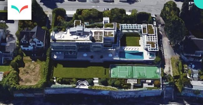 COVID sucks, unless you’re a billionaire. - Google Streetview image of Chip Wilson's 16,000 sq-ft mansion in Vancouver.