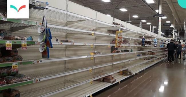 Empty store shelves - Photo: Wonderlane