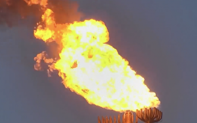 To compensate for an "integrity issue" with its equipment, LNG Canada has been burning significantly more gas than planned, according to documents obtained through freedom of information legislation. Video: CCTV footage / BC Energy Regulator