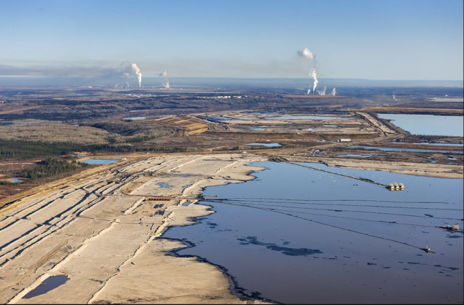 Tailings ponds in northern Alberta. File photo by Andrew S. Wright