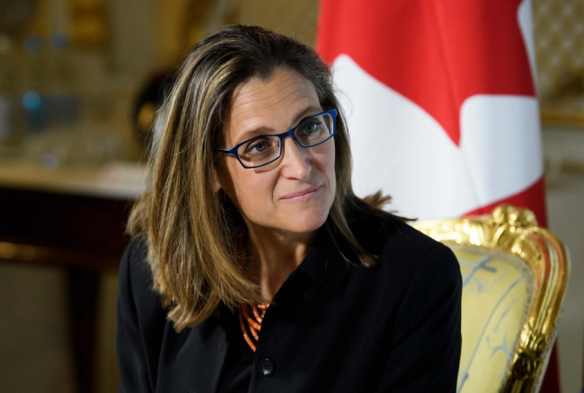 Federal Finance Minister Chrystia Freeland announced unexpected revenue necessary to make courageous, political decisions. Unfortunately, there's little to cheer in her economic update, writes David Macdonald. Photo by shutterstock
