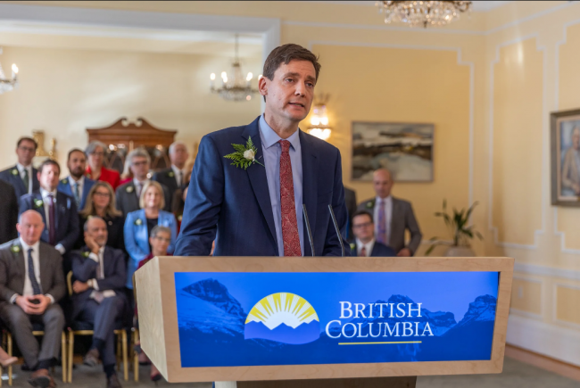 But what early climate signals can be found in B.C. Premier David Eby's new cabinet and their mandate letters? asks Seth Klein. Photo via Province of British Columbia/Flickr (CC BY-NC-ND 2.0)