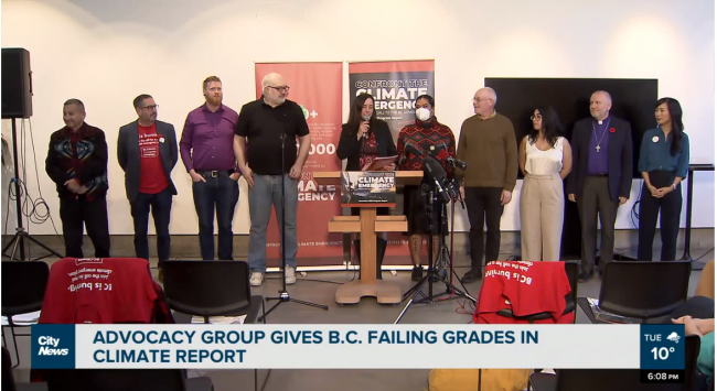 The B.C. government has received a string of failing grades, and the BC Climate Emergency Campaign, an advocacy group, says it’s not on track to meet its climate targets. Kate Walker has the details of the group's 2023 climate report.