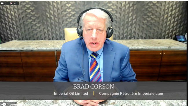 Imperial CEO Brad Corson appeared before a parliamentary committee this month. Credit: House of Commons