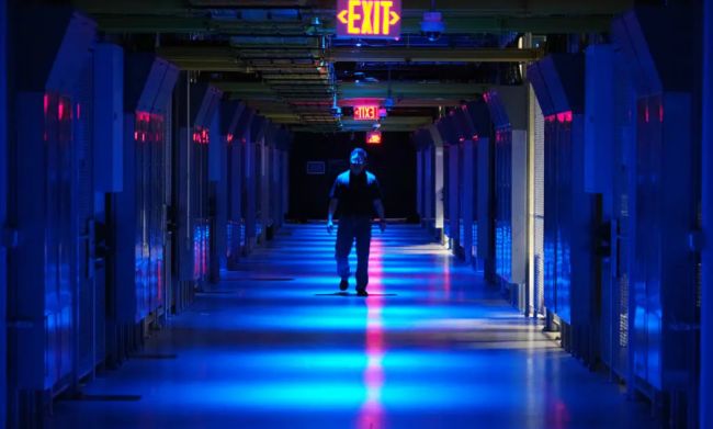 A data center in San Jose, Calif. A.I. is having a profound impact on energy demand around the world.Credit...Jim Wilson/The New York Times