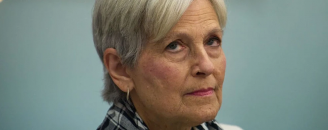 Jill Stein, the 2024 Green Party presidential candidate, during an event with Workers Strike Back and the "Abandon Harris" campaign at the Bint Jebail Cultural Center in Dearborn, MI on Friday, Oct. 6, 2024. (Photo by Dominic Gwinn / Middle East Images / Middle East Images via AFP)