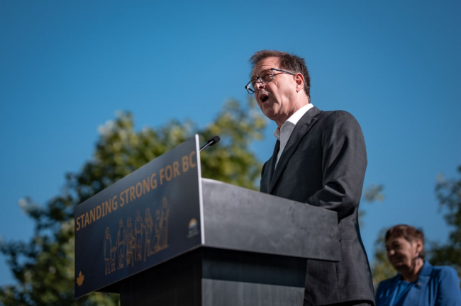 B.C.'s Minister of Energy and Climate Solutions Adrian Dix has publicly acknowledged that the province needs work to hit its target of a 40-per-cent reduction in greenhouse gas emissions from 2007 levels by 2030. ETHAN CAIRNS/The Canadian Press