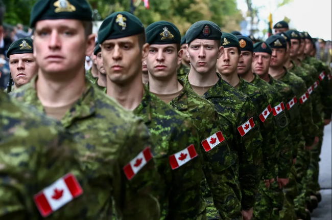 Canada Mobilizes a People's Army - Canadian soldiers
