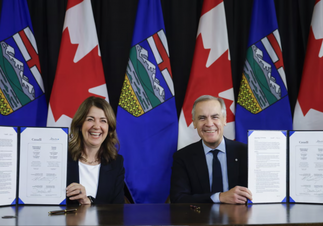 ‘The contrast could not be sharper: while climate effects intensify and economies pivot, Canada is reinforcing the very industries driving the crisis.’ Photograph: Canadian Press/Shutterstock