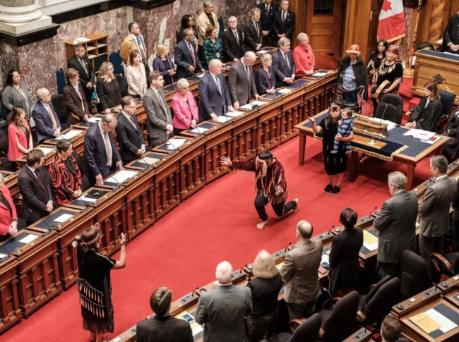 DRIPA, introduced in 2019, is framework legislation that does not create or alter Indigenous title. Photo via BC government.