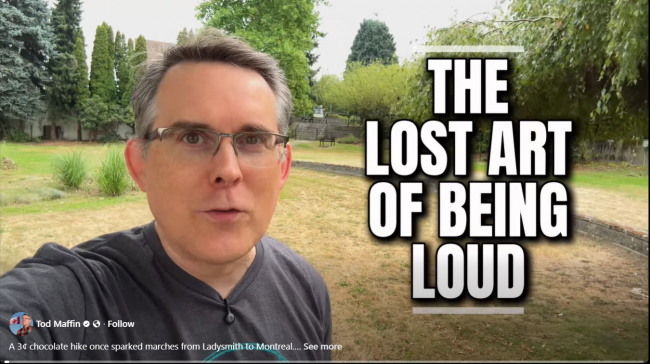 The lost art of being loud
