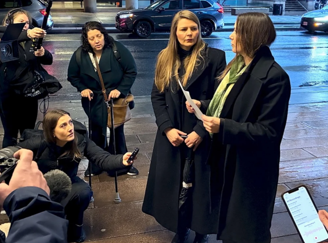 ‘If we didn’t bring this case forward, it would amount to a tacit acceptance of the RCMP’s practice of detaining and arresting journalists,’ Narwhal editor-in-chief Carol Linnitt says. Photo for The Tyee by Jen St. Denis.